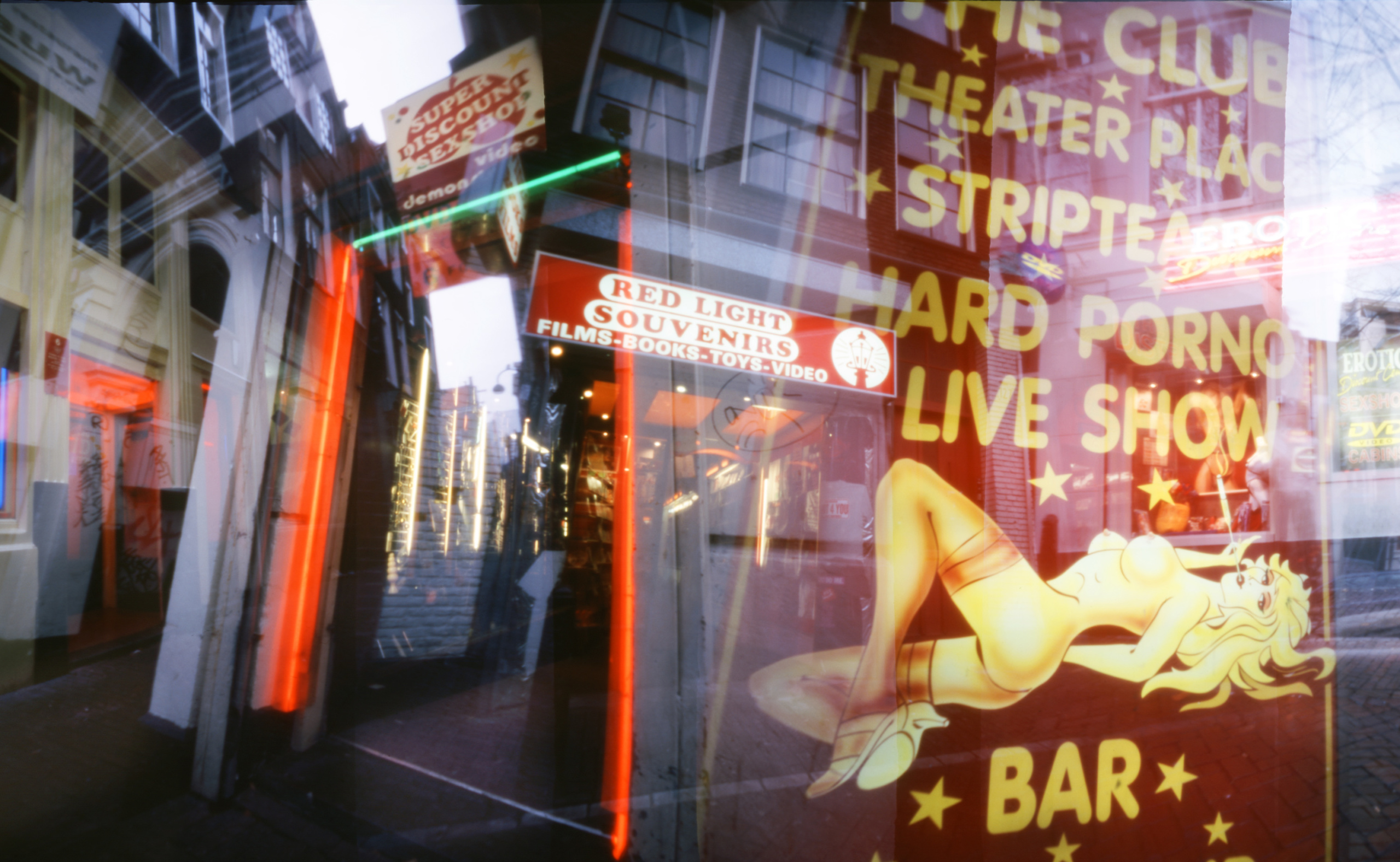     William Mokrynski, Red Lights (detail), 2005, Chromogenic Print, 16 x 72

