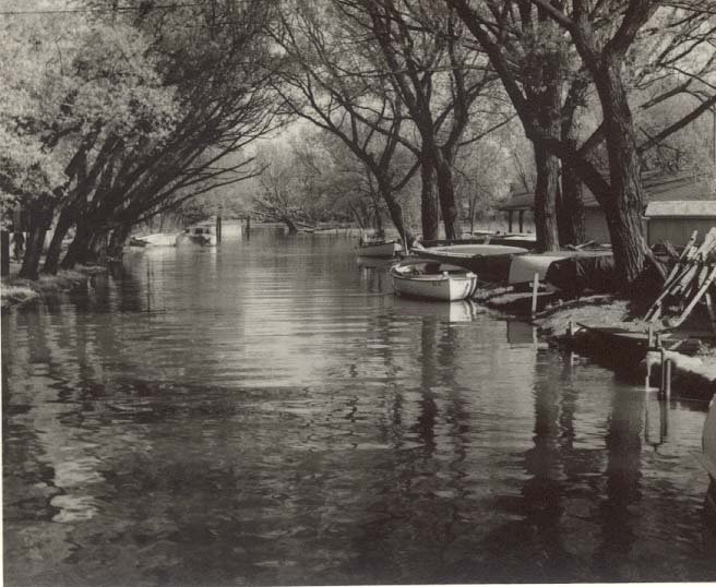     Reg Foster, Lazy Lagoon, RCYC Toronto Island 1955, Black and White 8 x 10

