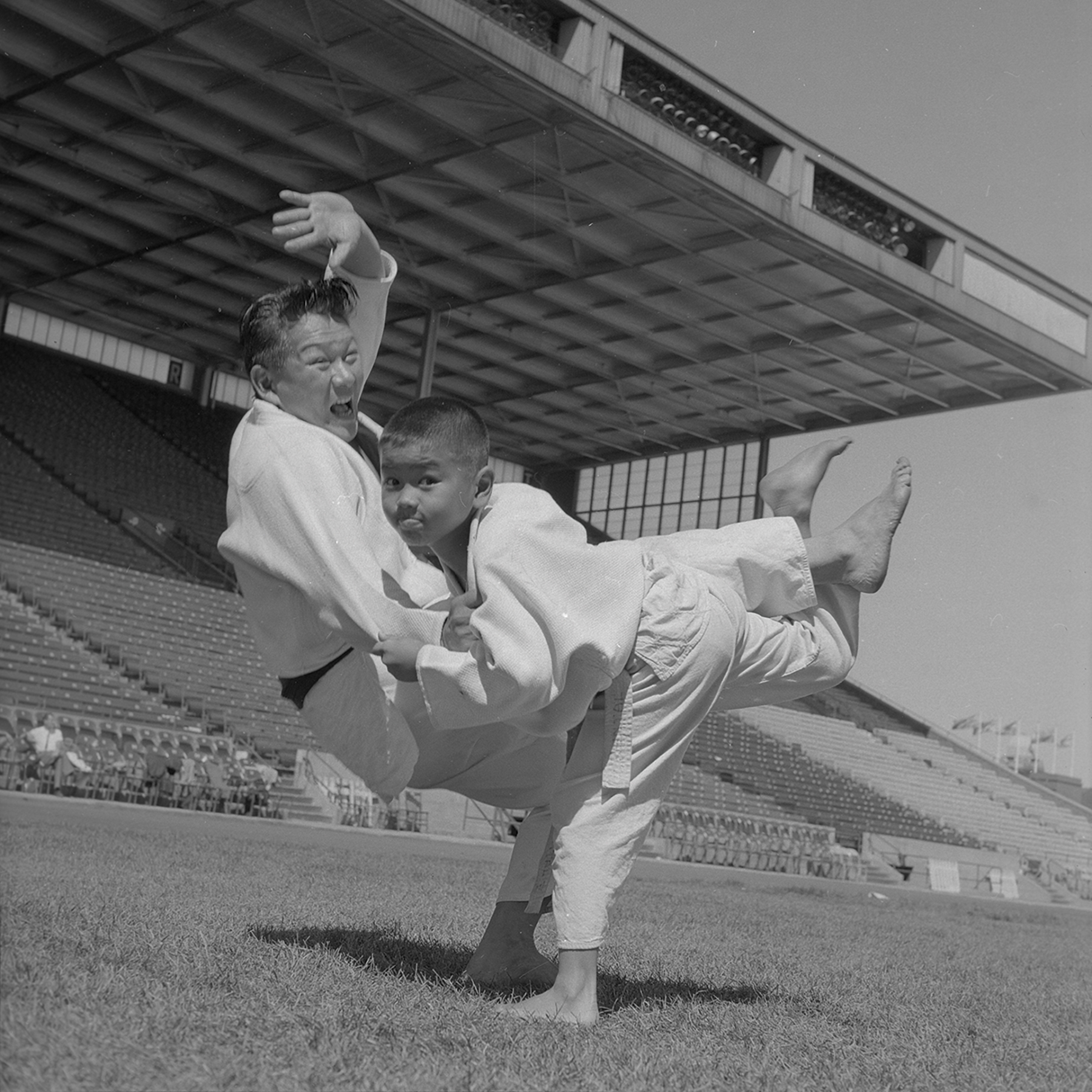 Martial Arts Demonstration at Grandstand, 1962. Canadian National Exhibition Archives, MG5-F771-I15. Courtesy of the CNEA