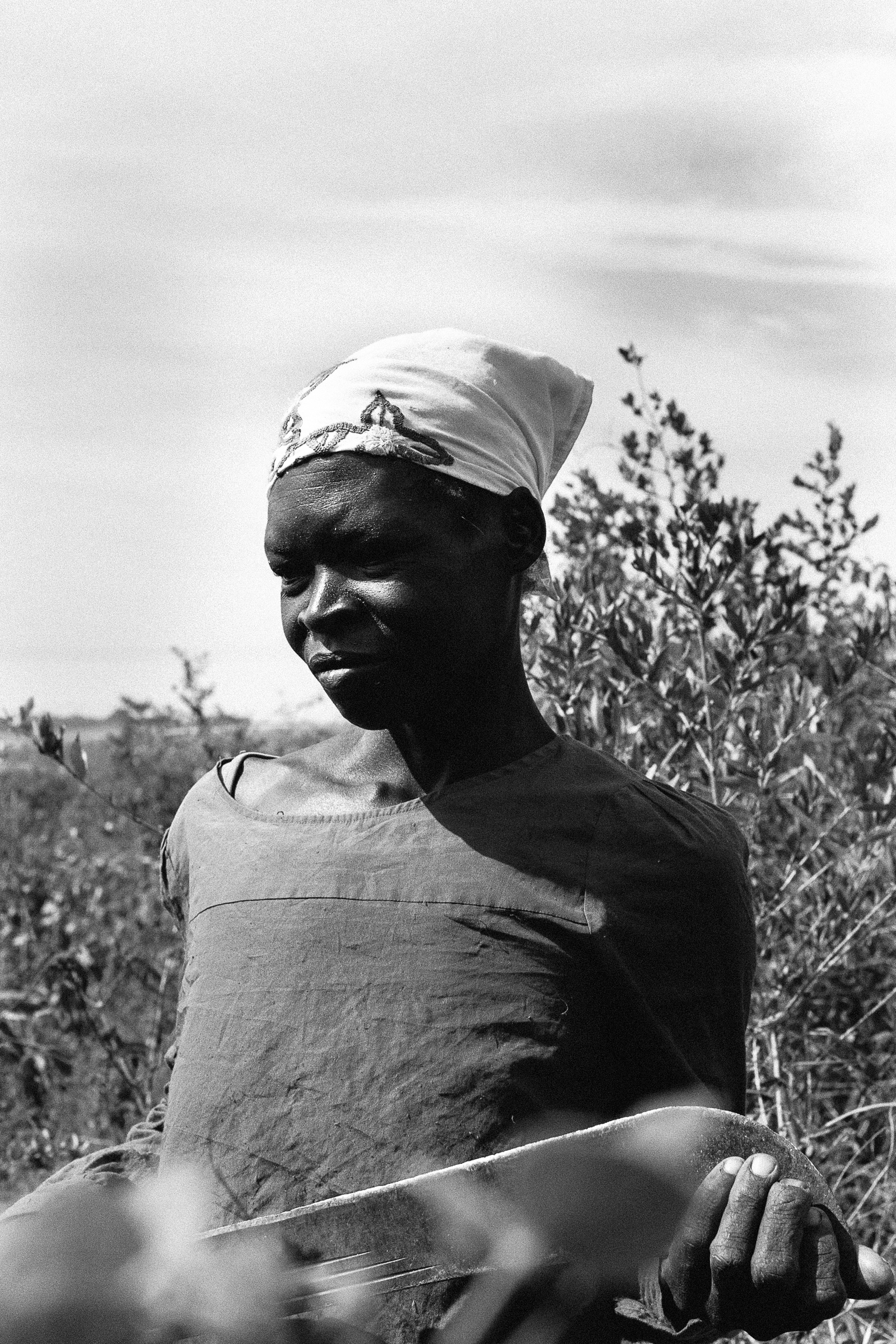 Leyla Jeyte, woman working in a field, 2016. Courtesy of the artist