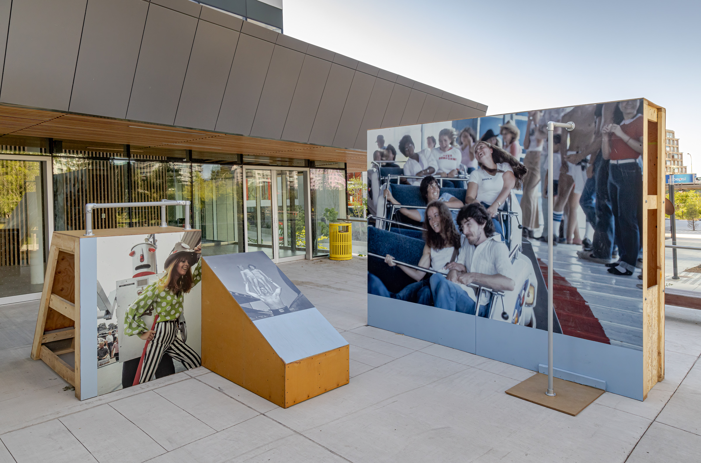     Erik Kessels & Thomas Mailaender, Play Public, installation view, The Bentway Studio at Canoe Landing, 2021. Courtesy of the artists, The Bentway Conservancy, and CONTACT. Photo: Toni Hafkenscheid

