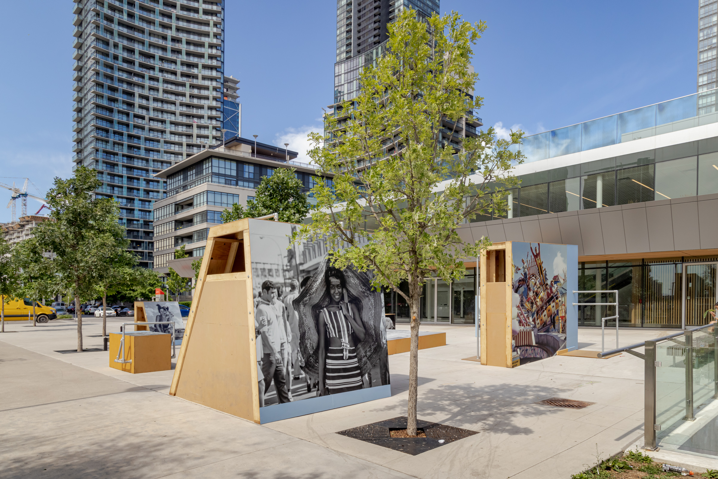     Erik Kessels & Thomas Mailaender, Play Public, installation view, The Bentway Studio at Canoe Landing, 2021. Courtesy of the artists, The Bentway Conservancy, and CONTACT. Photo: Toni Hafkenscheid

