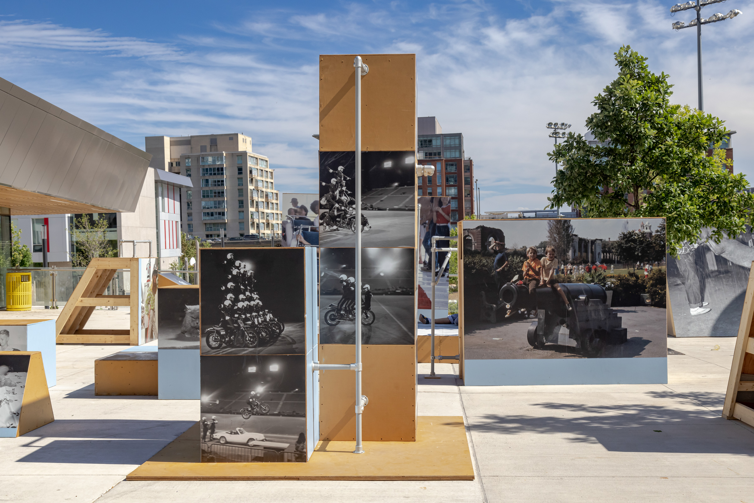     Erik Kessels & Thomas Mailaender, Play Public, installation view, The Bentway Studio at Canoe Landing, 2021. Courtesy of the artists, The Bentway Conservancy, and CONTACT. Photo: Toni Hafkenscheid

