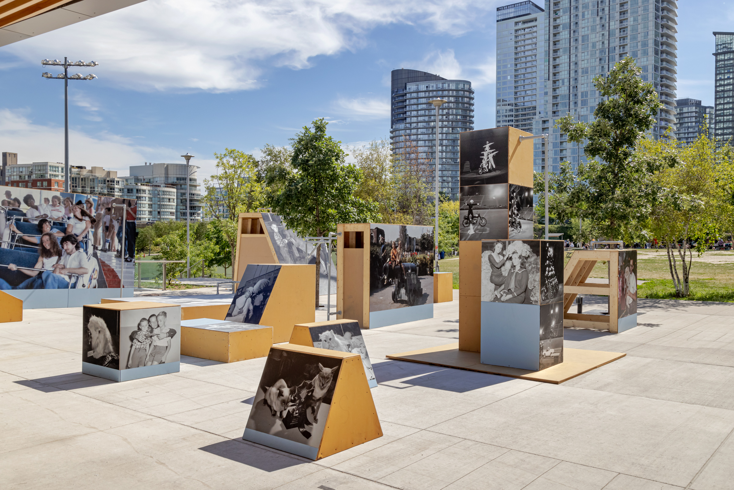     Erik Kessels & Thomas Mailaender, Play Public, installation view, The Bentway Studio at Canoe Landing, 2021. Courtesy of the artists, The Bentway Conservancy, and CONTACT. Photo: Toni Hafkenscheid

