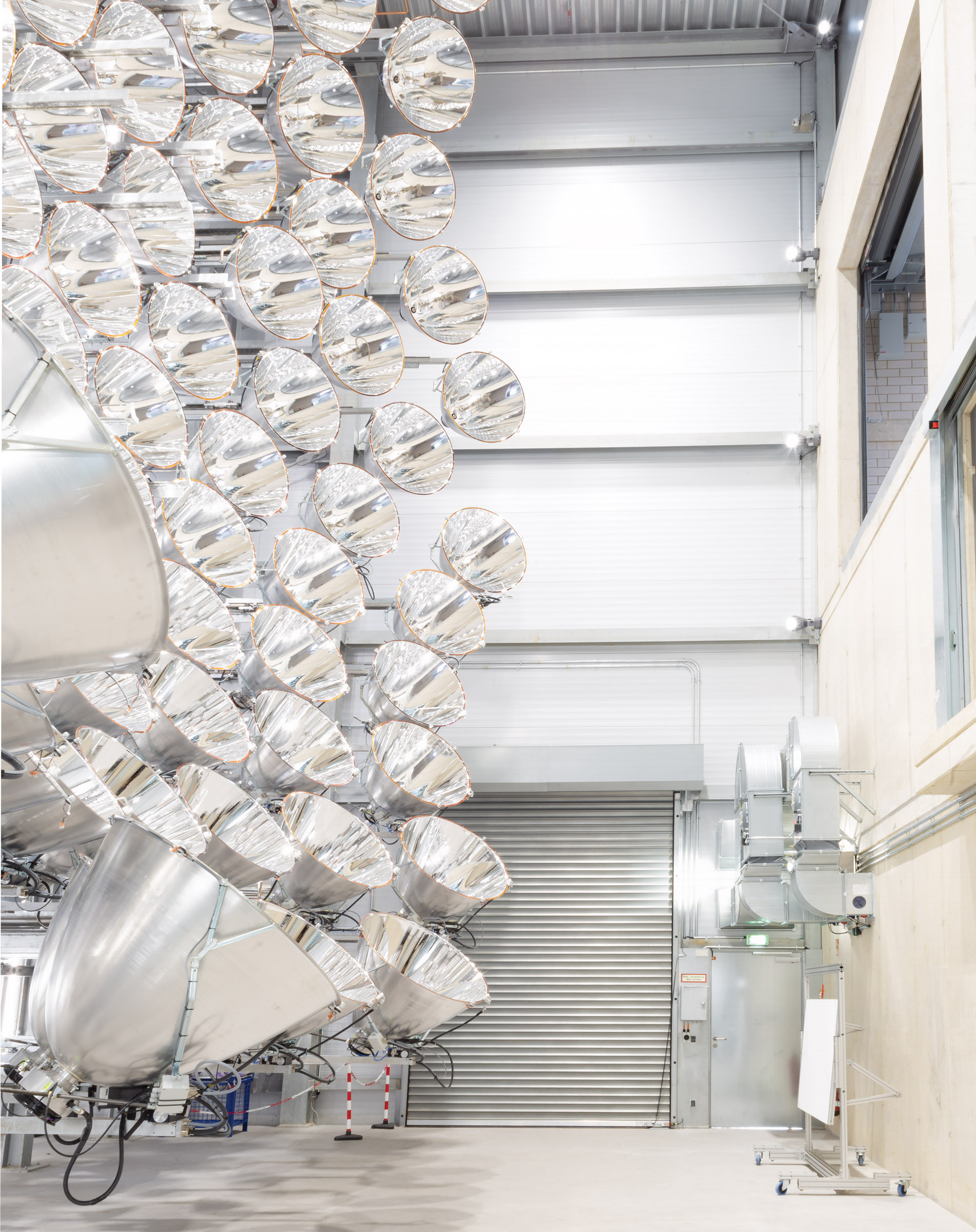 Alberto Giuliani, SynLight, Jülich, Germany, 2018. Courtesy of the artist.This is the world’s largest artificial sun, which can produce light about 10,000 times the intensity of natural sunlight. “The sun at the touch of a button,” as scientists call it, has been built to study the energy from hydrogen.