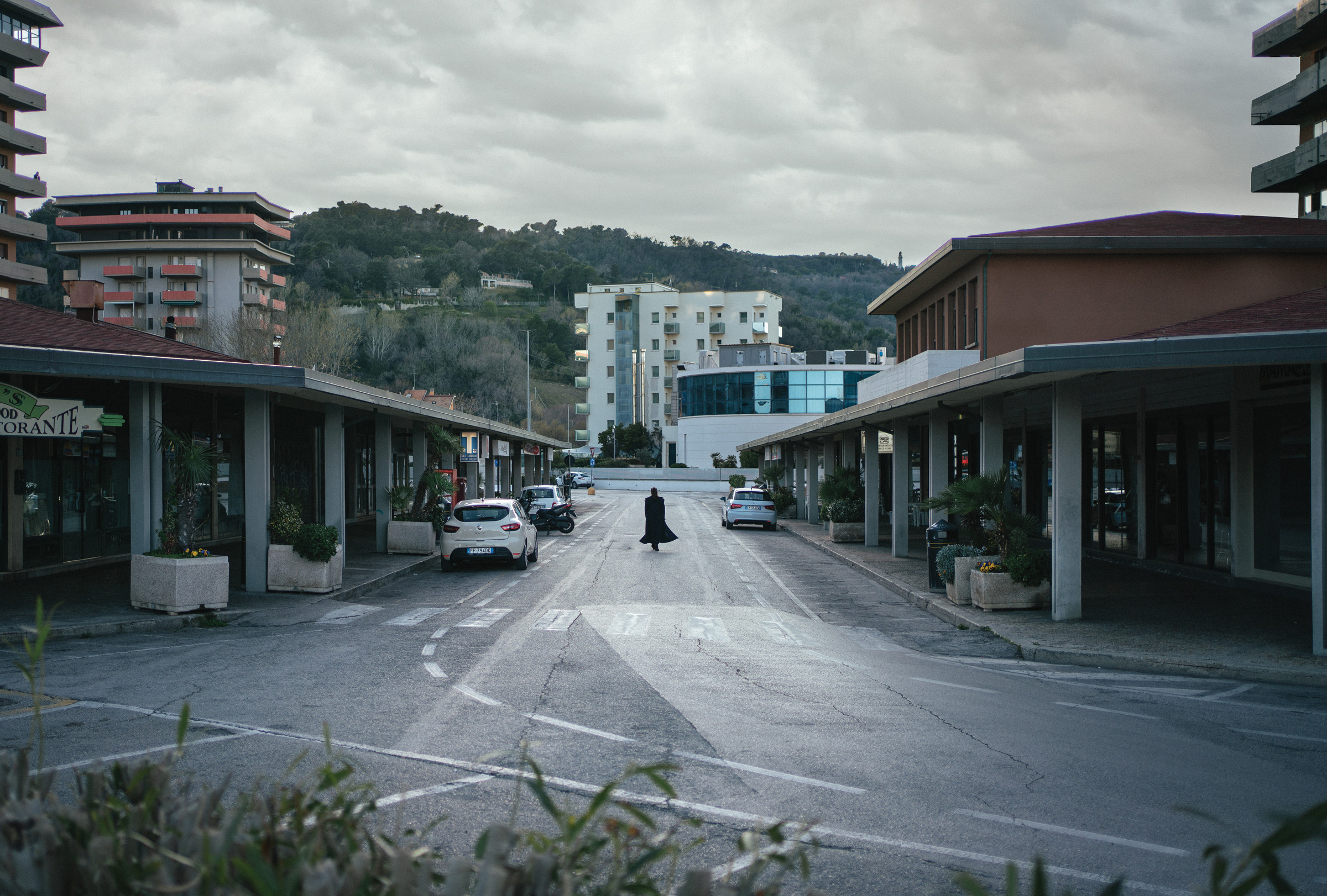 Alberto Giuliani, Pesaro, Italy, 10th of March 2020, first day of lockdown, Courtesy of the artist.Italy has been among the countries mot affected by the pandemic. Giuliani's hometown has sadly been at the top of COVID-19 contagion and death charts from day one.