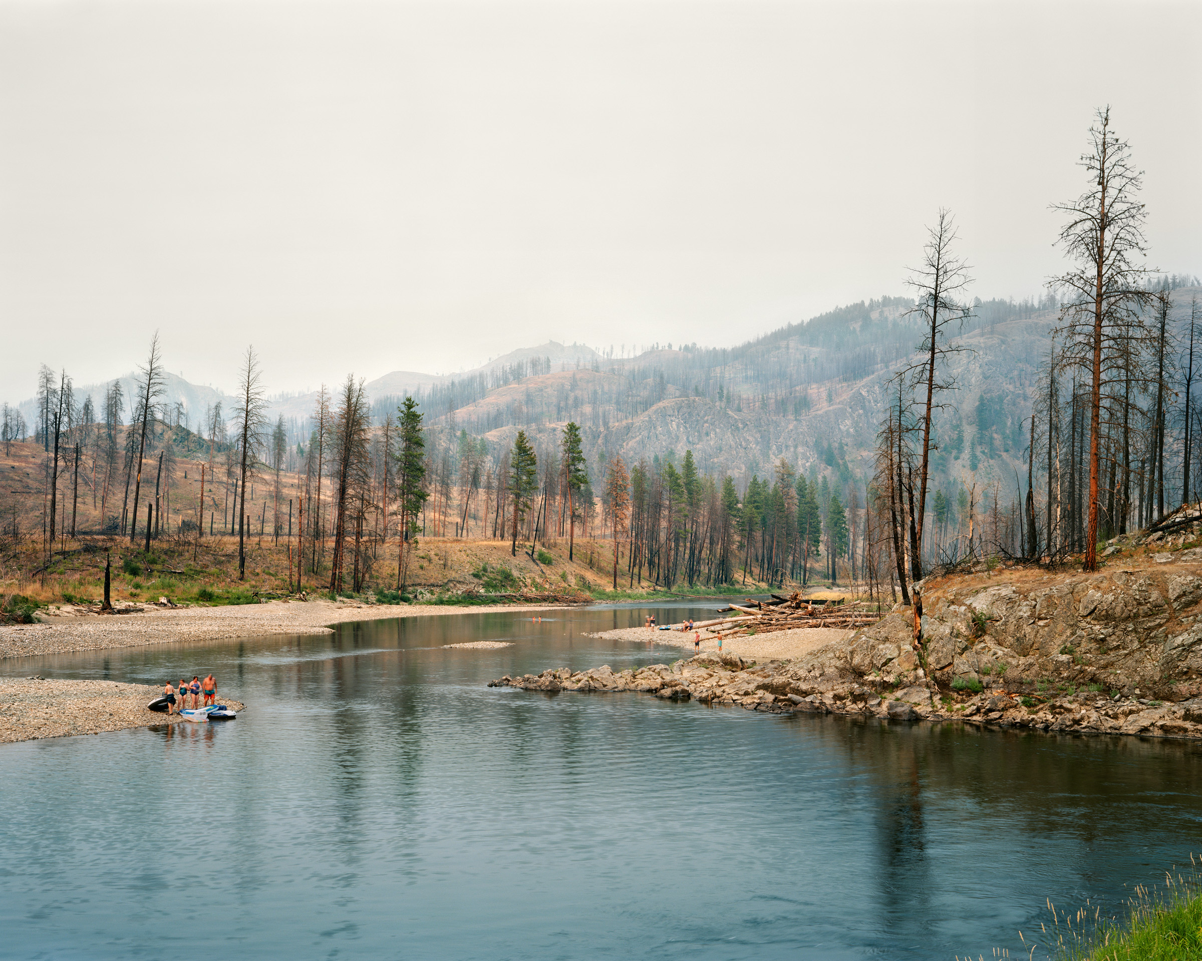 Andreas Rutkauskas, Kettle River Recreation Area, 2019, from the series After the Fire. Courtesy of the artist and Prefix Institute of Contemporary Art, Toronto