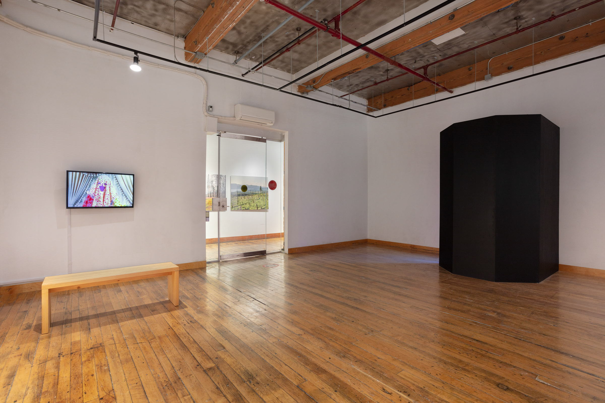     Group exhibition, Of the Sacred, installation view, Critical Distance Centre for Curators, 2022. Courtesy of the artists and Critical Distance. Photo: Laura Findlay

