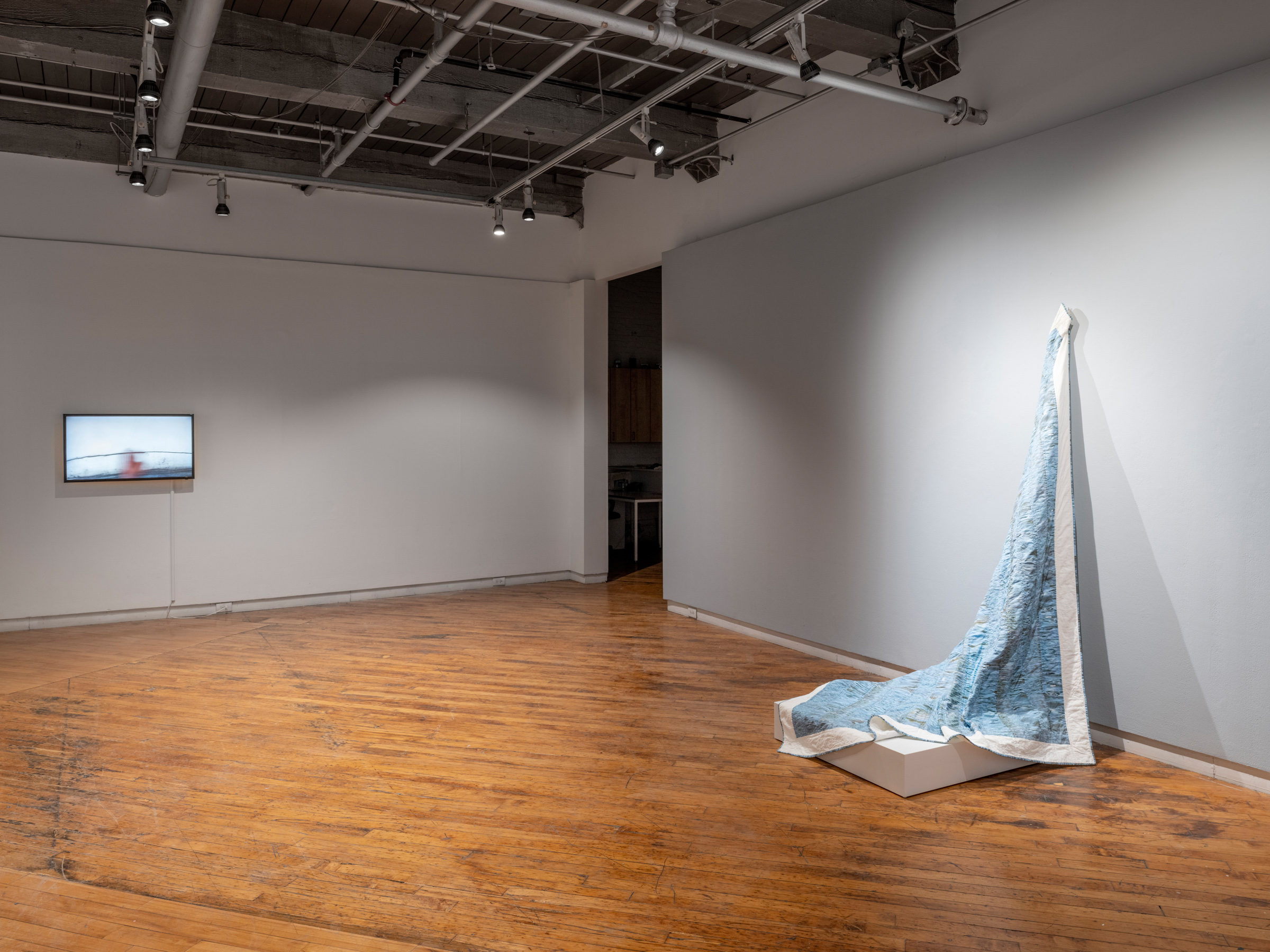     Suzanne Morrissette with Clayton Morrissette, What does good work look like?, installation view, Gallery 44 Centre for Contemporary Photography, 2022. Courtesy of the artist and Gallery 44. Photo: Darren Rigo

