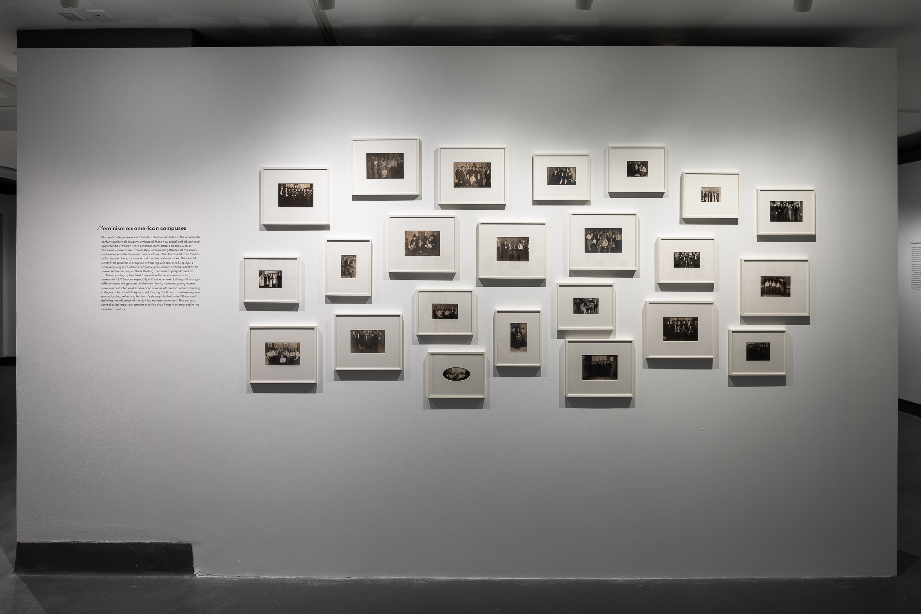     Various photographers, Mauvais Genre/Under Cover: A Secret History of Cross-Dressers, installation view, Ryerson Image Centre Gallery, 2022. Courtesy of Sébastien Lifshitz and the RIC

