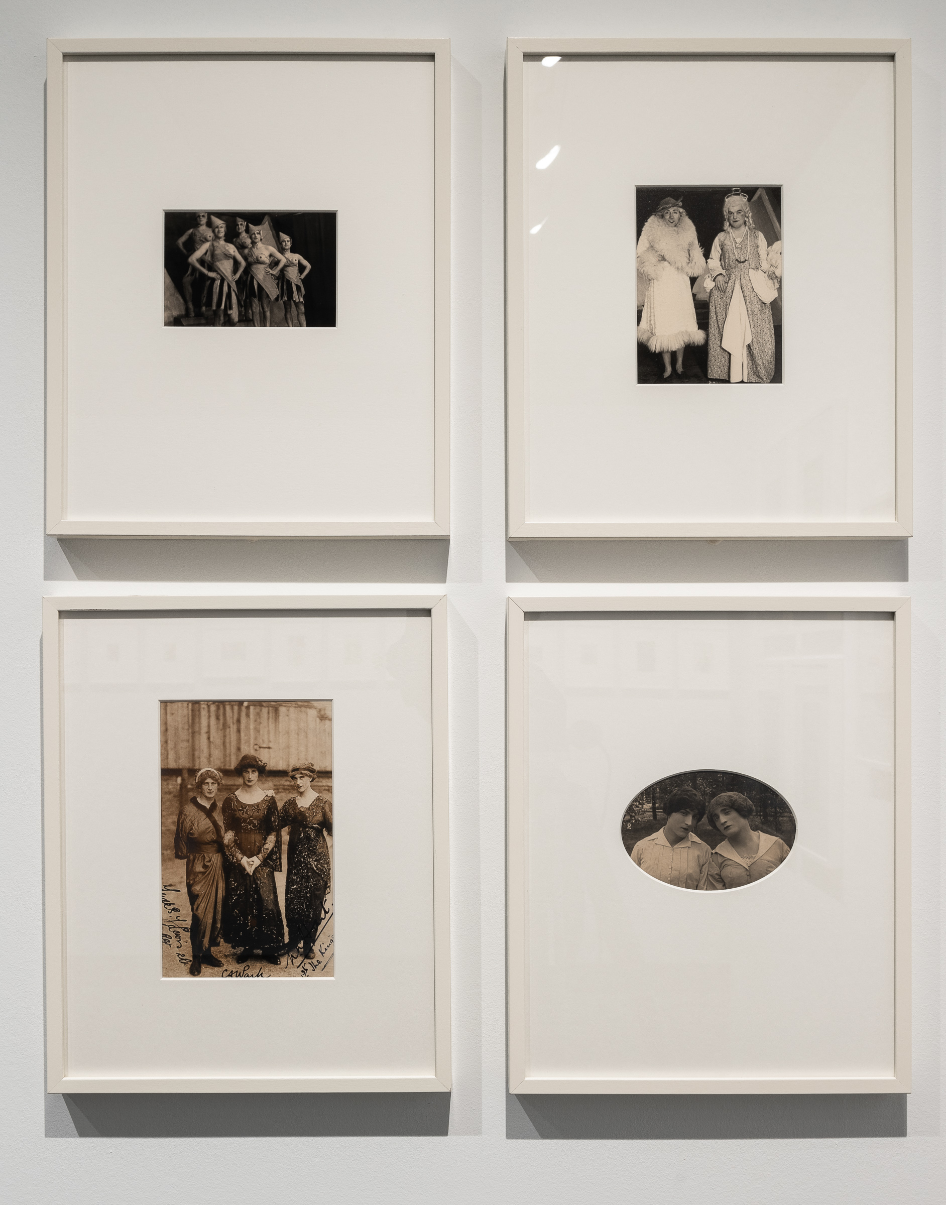     Various photographers, Mauvais Genre/Under Cover: A Secret History of Cross-Dressers, installation view, Ryerson Image Centre Gallery, 2022. Courtesy of Sébastien Lifshitz and the RIC

