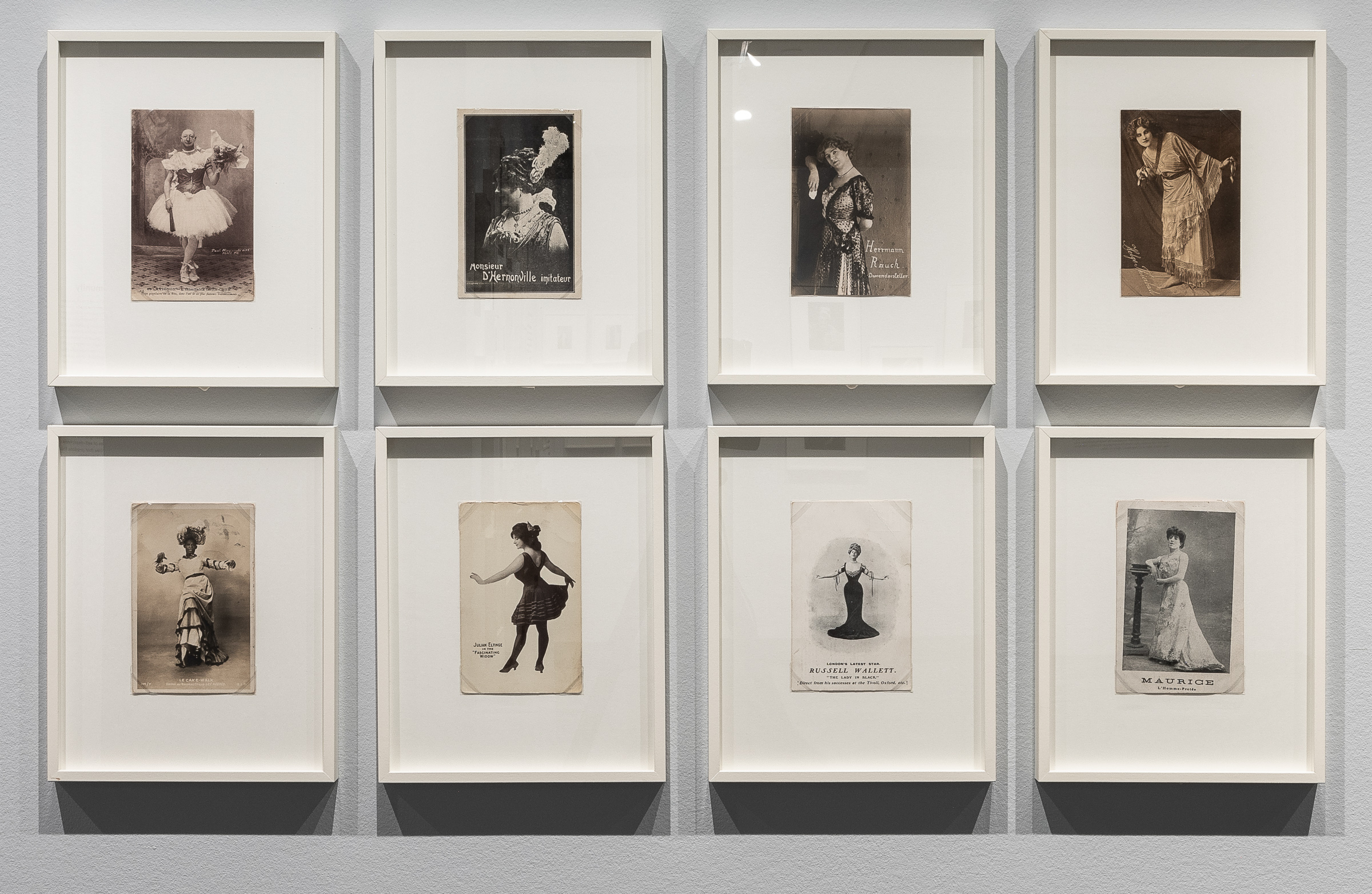     Various photographers, Mauvais Genre/Under Cover: A Secret History of Cross-Dressers, installation view, Ryerson Image Centre Gallery, 2022. Courtesy of Sébastien Lifshitz and the RIC

