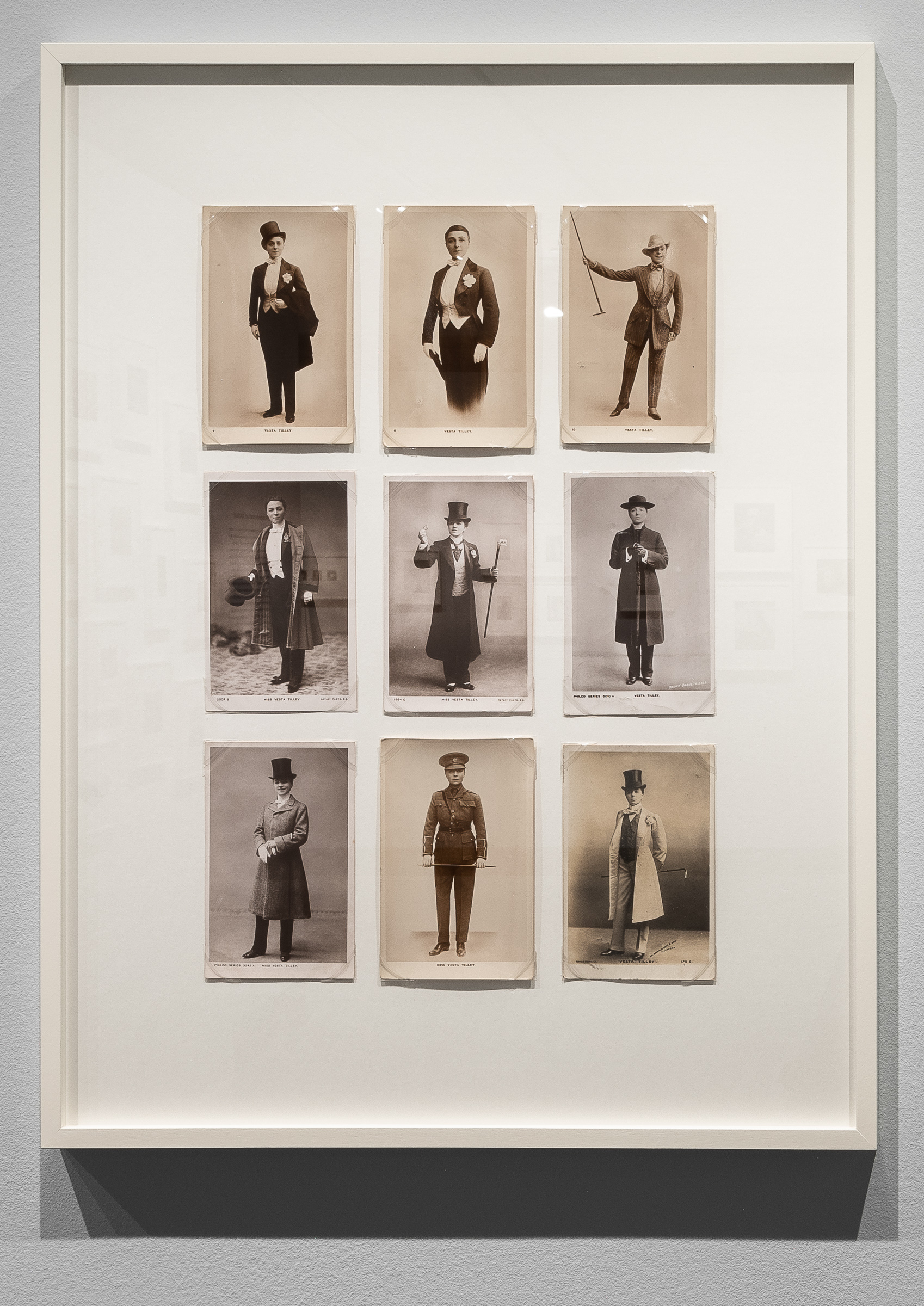     Various photographers, Mauvais Genre/Under Cover: A Secret History of Cross-Dressers, installation view, Ryerson Image Centre Gallery, 2022. Courtesy of Sébastien Lifshitz and the RIC

