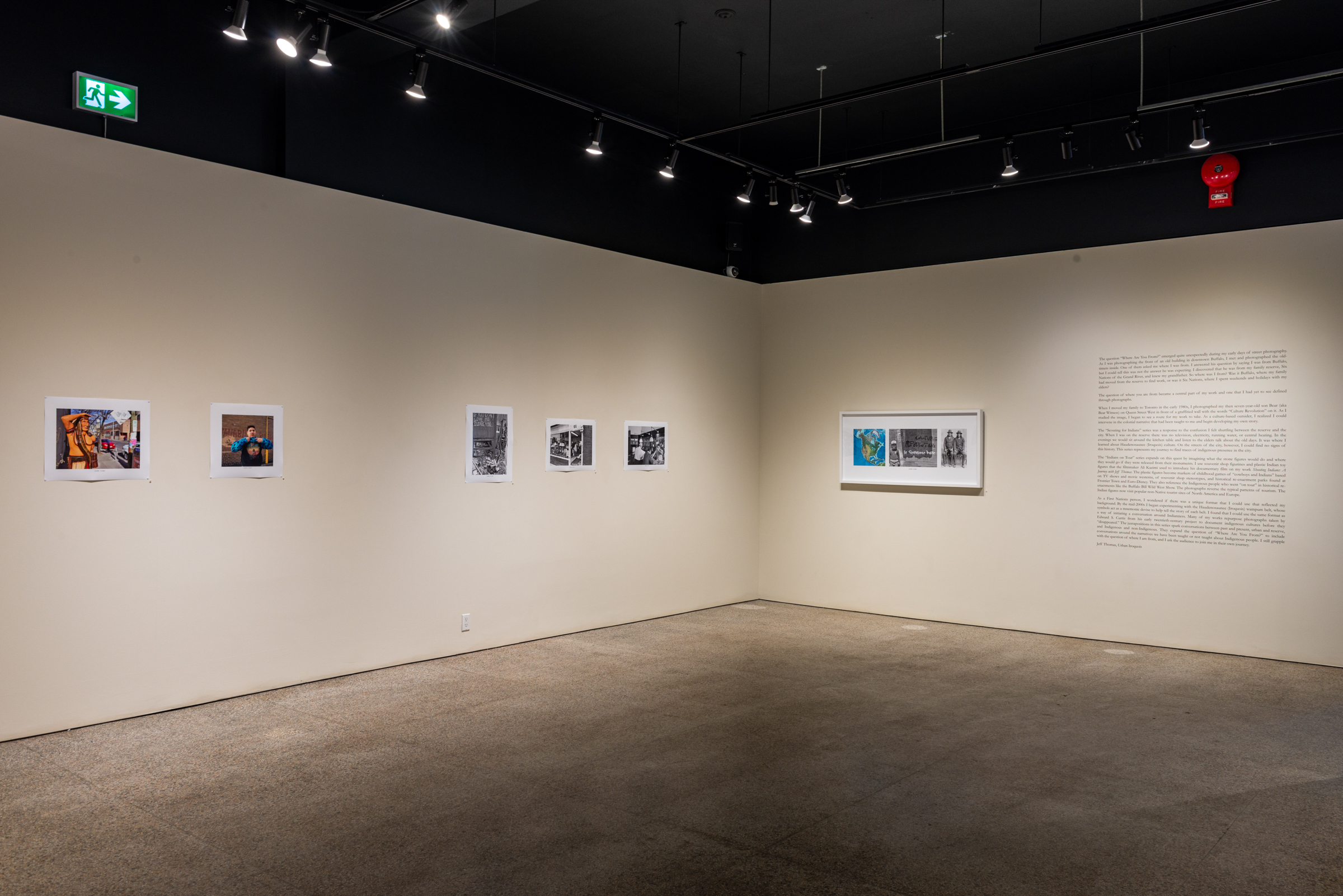     Jeff Thomas, Where Are You From?, installation view, Stephen Bulger Gallery, 2022. Courtesy of the artist and Stephen Bulger Gallery. Photo © Scott Poborsa

