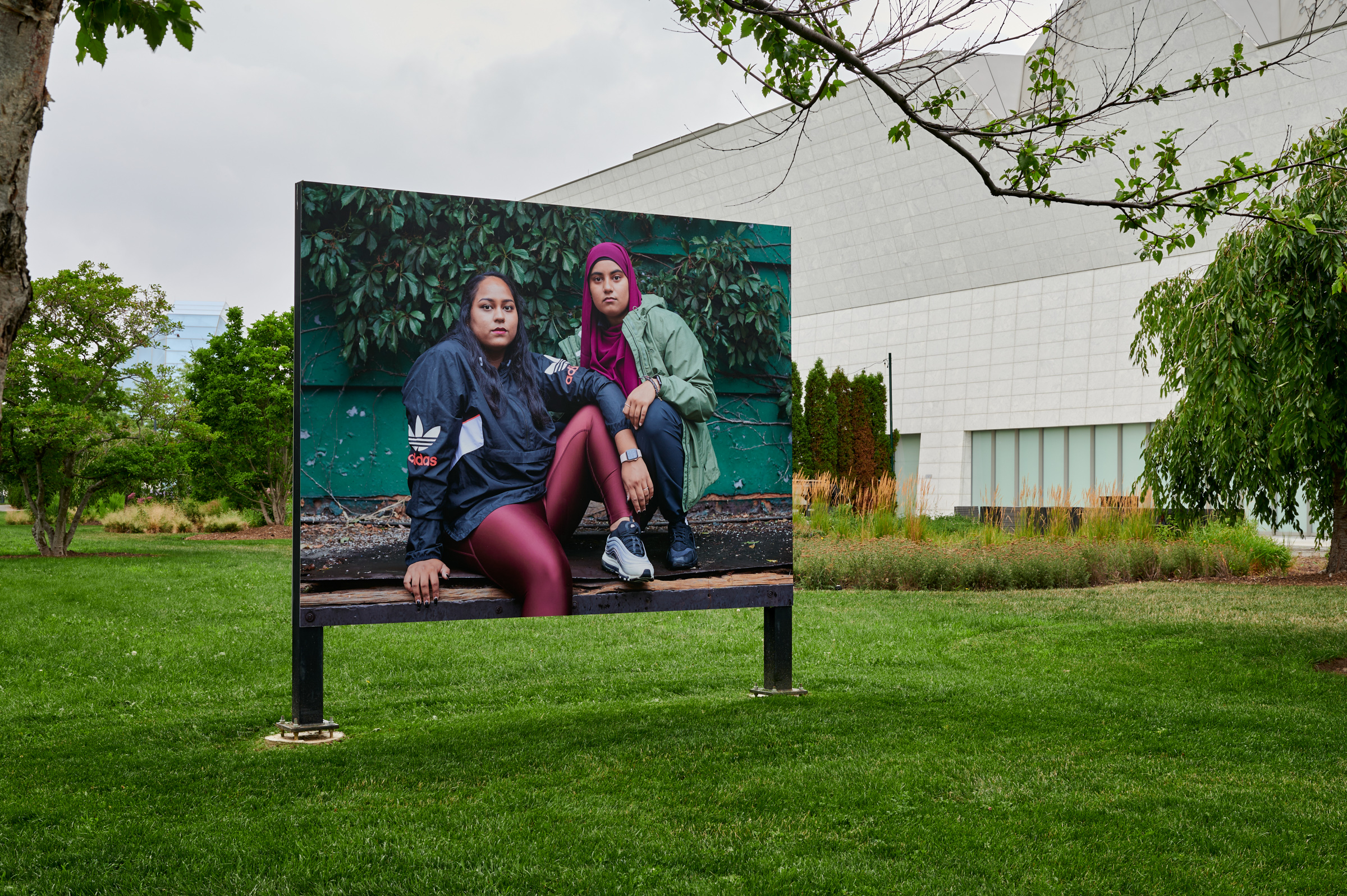     Mahtab Hussain, An Ocean in a Drop: Muslims in Toronto, installation view, Aga Khan Museum and Park, 2022. Courtesy of the artist, Aga Khan Museum, and CONTACT. Photo: Todd Fraser

