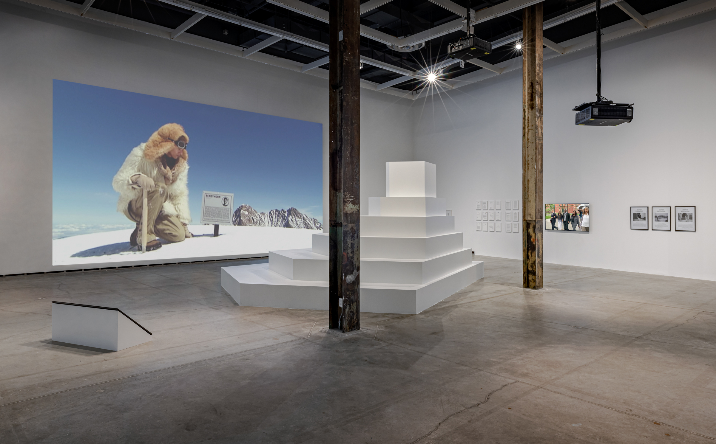     Sasha Huber, YOU NAME IT, installation view, The Power Plant Contemporary Art Gallery, 2022. Courtesy of the artist and The Power plant. Photo: Toni Hafkenscheid

