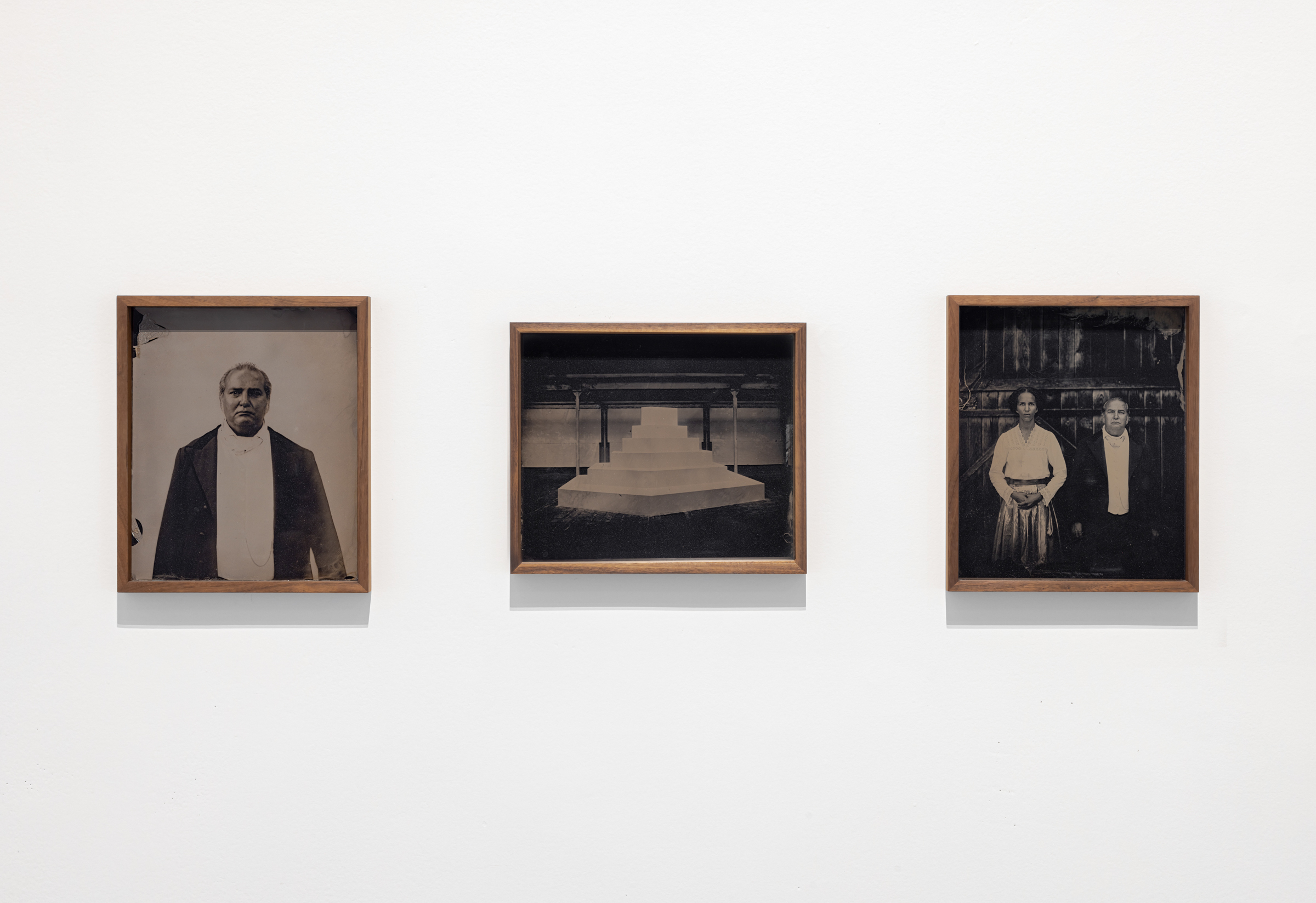     Sasha Huber, YOU NAME IT, installation view (&#8220;Evidence,&#8221; 2013. Ambrotypes, wet plate collodion photographs), The Power Plant Contemporary Art Gallery, 2022. Courtesy of the artist and The Power plant. Photo: Toni Hafkenscheid

